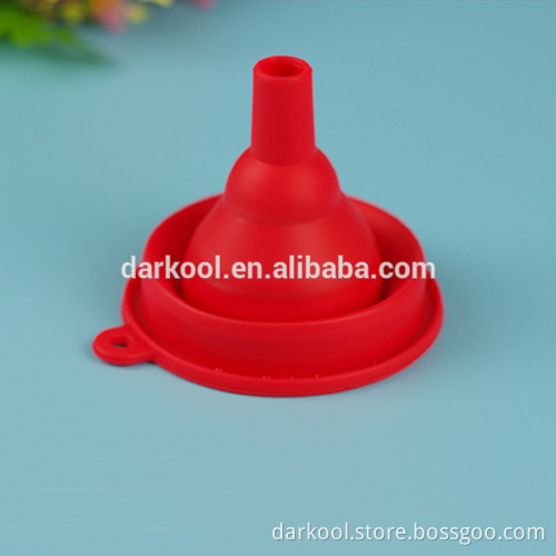 High quality kitchenware multifunction silicone funnel silicone oil foldable funnel silicone rubber funnel